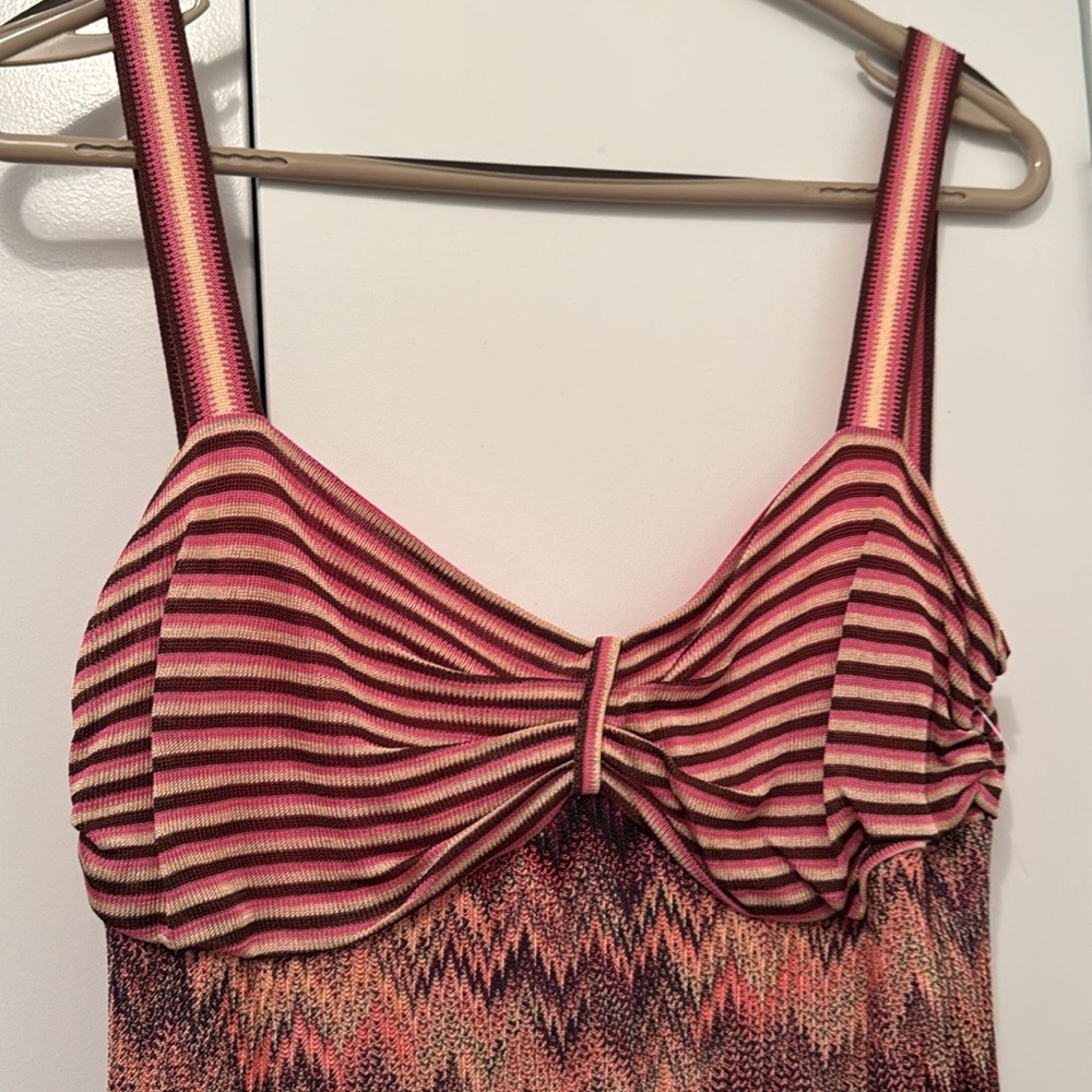 Missoni Zig Zag dress - pink, red, brown tones - Picture 3 of 7